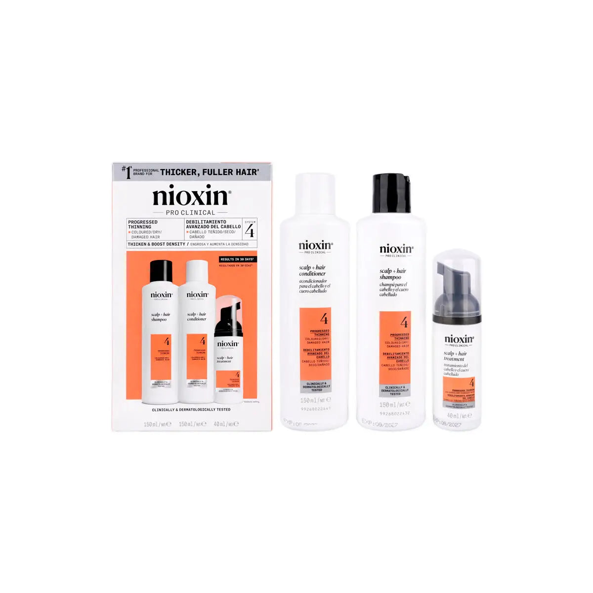 1-Nioxin System 4 Colored Hair Progressed Thinning Trial Kit