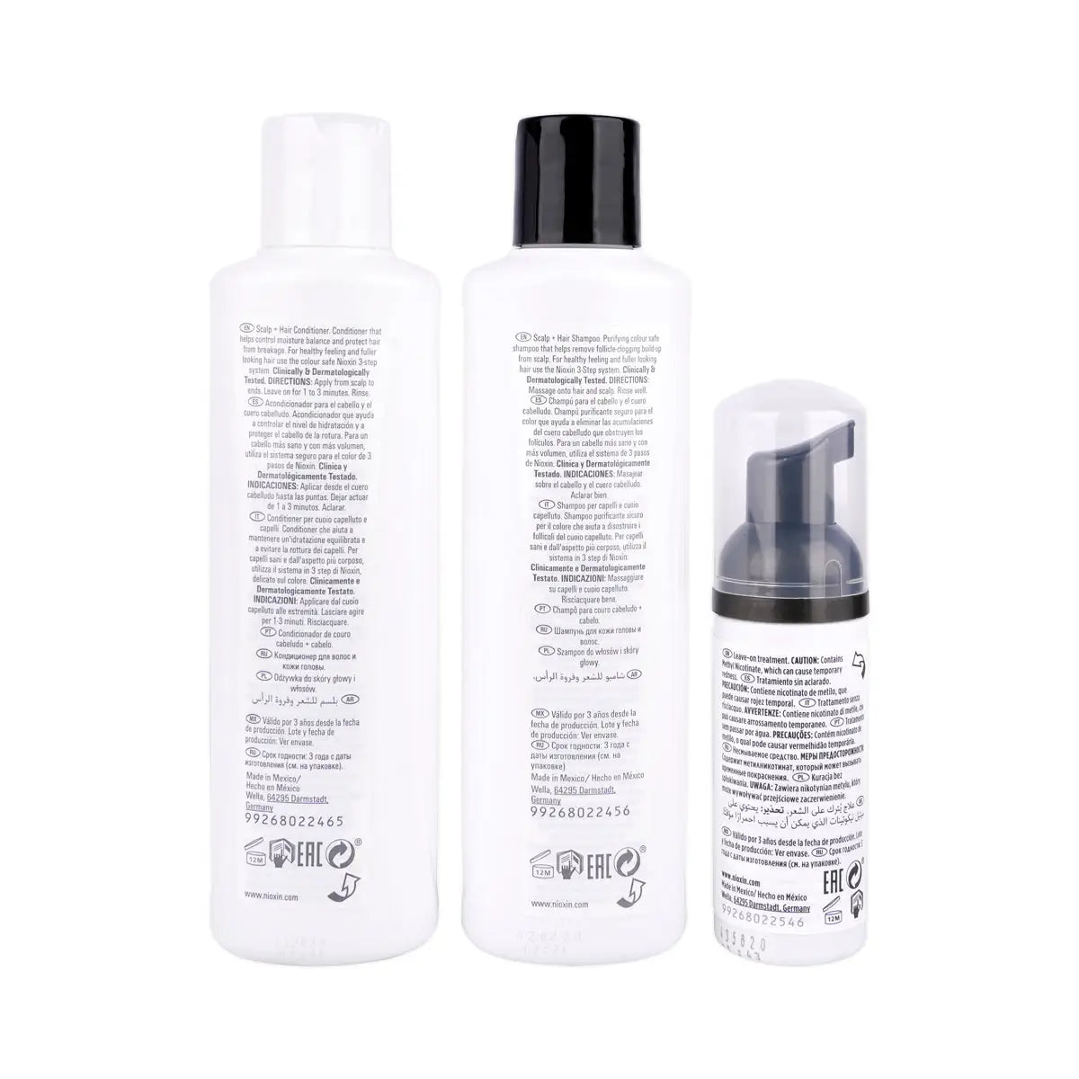 4-Nioxin System 4 Colored Hair Progressed Thinning Trial Kit +3