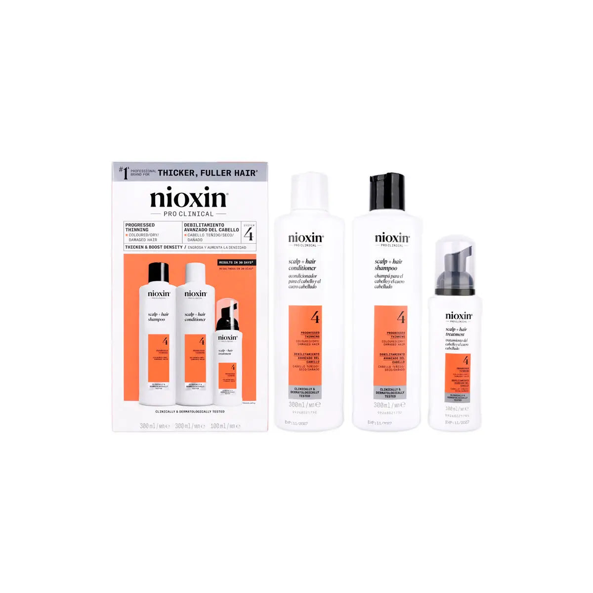 1-Nioxin System 4 Colored Hair Progressed Thinning Loyalty Kit