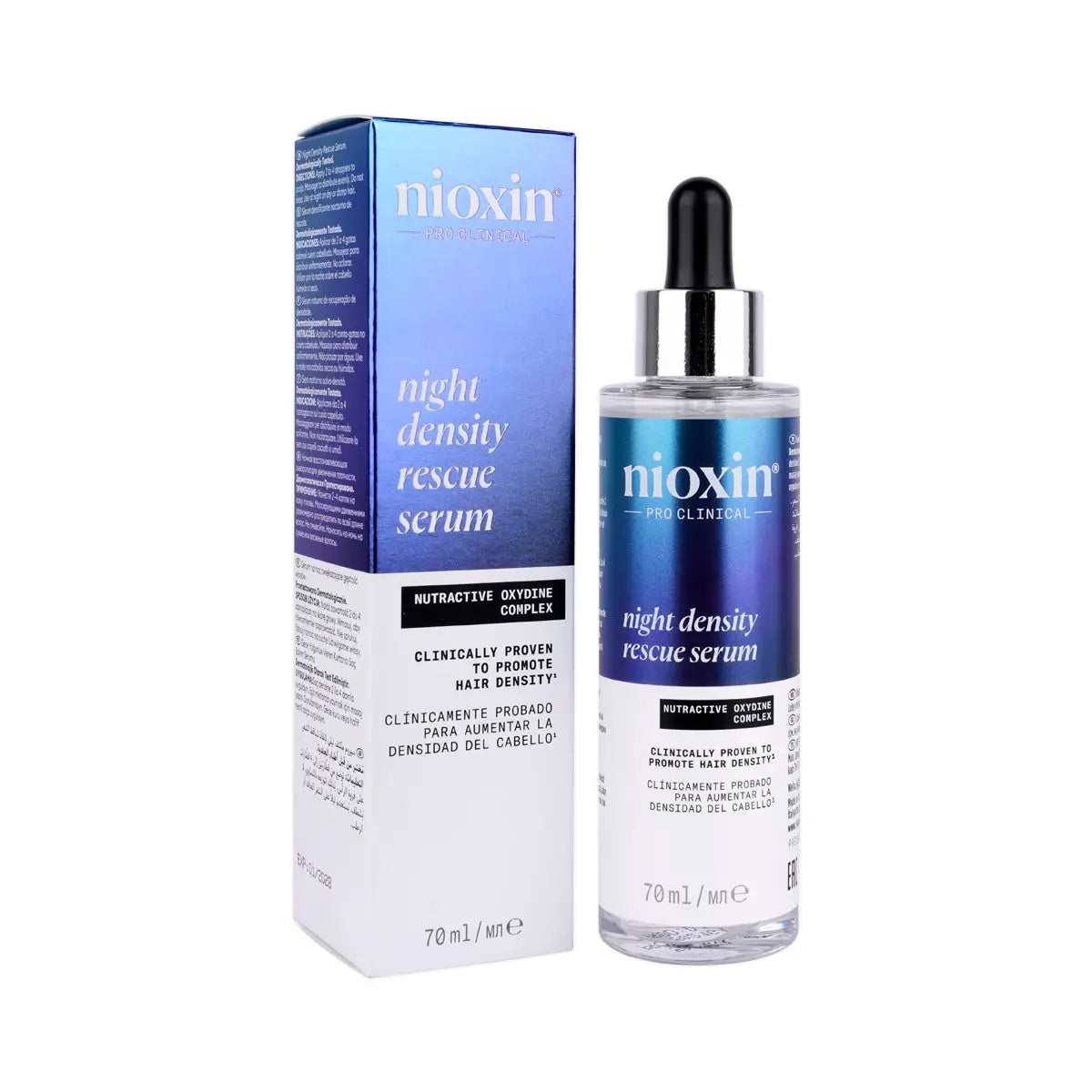6-Nioxin Night Density Rescue Serum 70ml +5