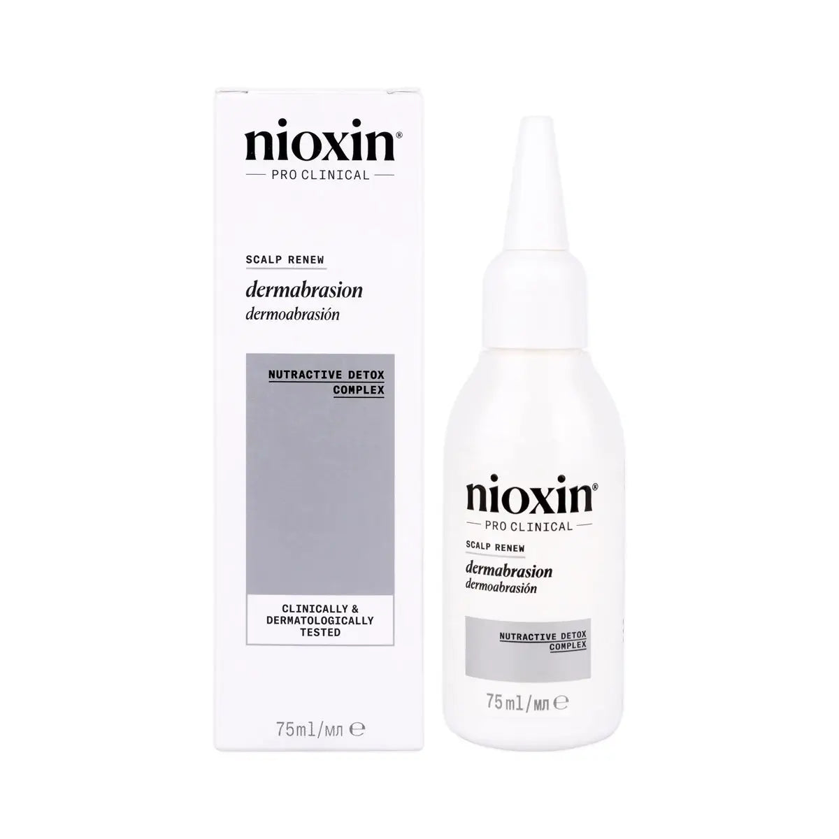 6-Nioxin Dermabrasion Scalp Renew Exfoliating Treatment 75ml +5