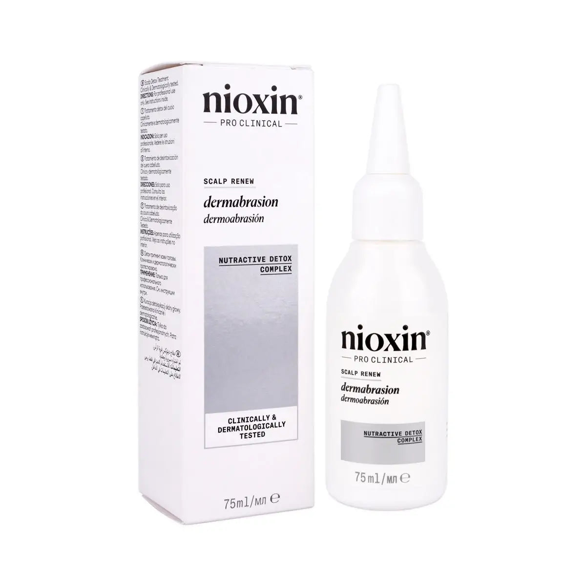 5-Nioxin Dermabrasion Scalp Renew Exfoliating Treatment 75ml +4