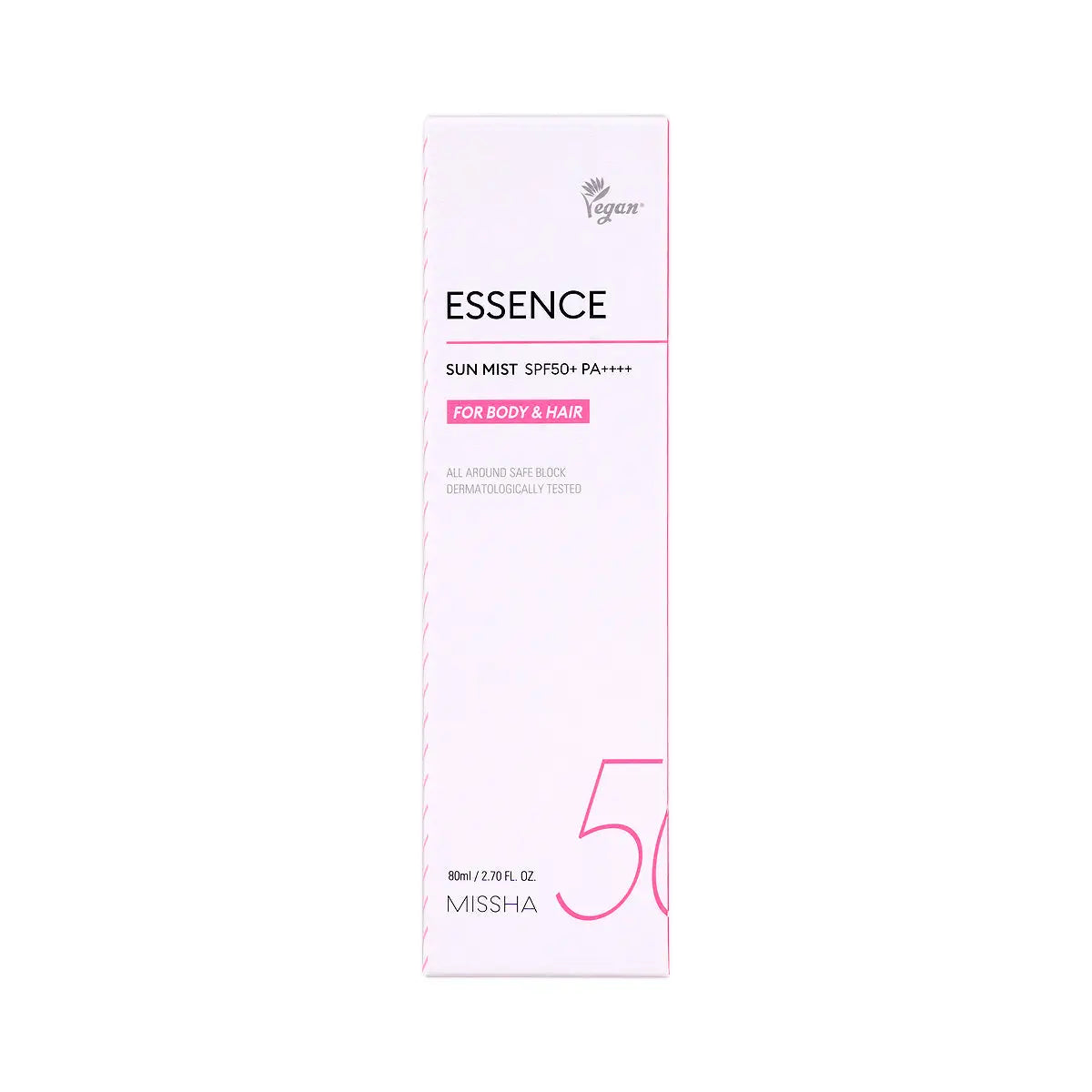 1-Missha Essence Sun Mist For Body & Hair SPf50+ Pa++++ 80ml