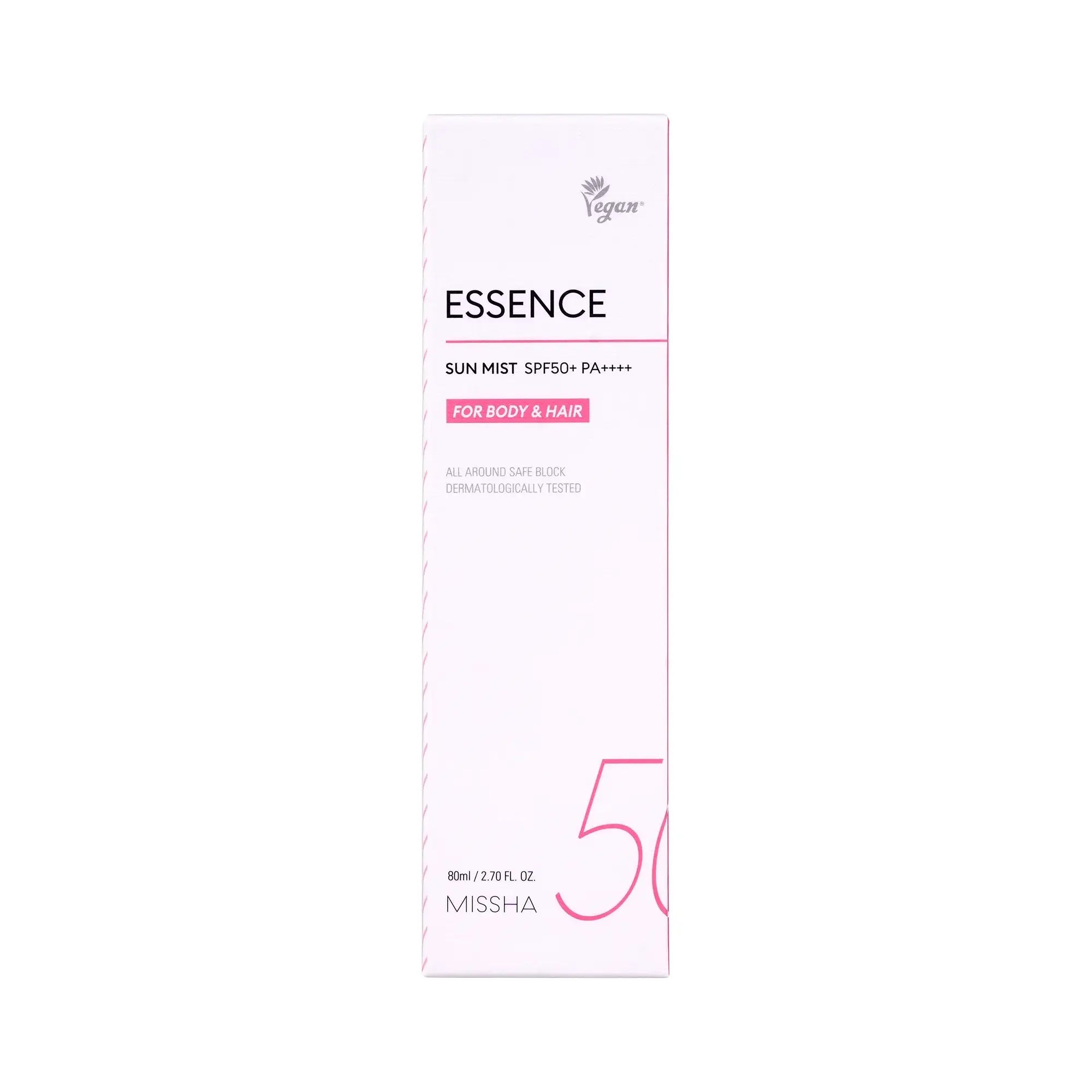 Missha Essence Sun Mist For Body & Hair SPf50+ Pa++++ 80ml