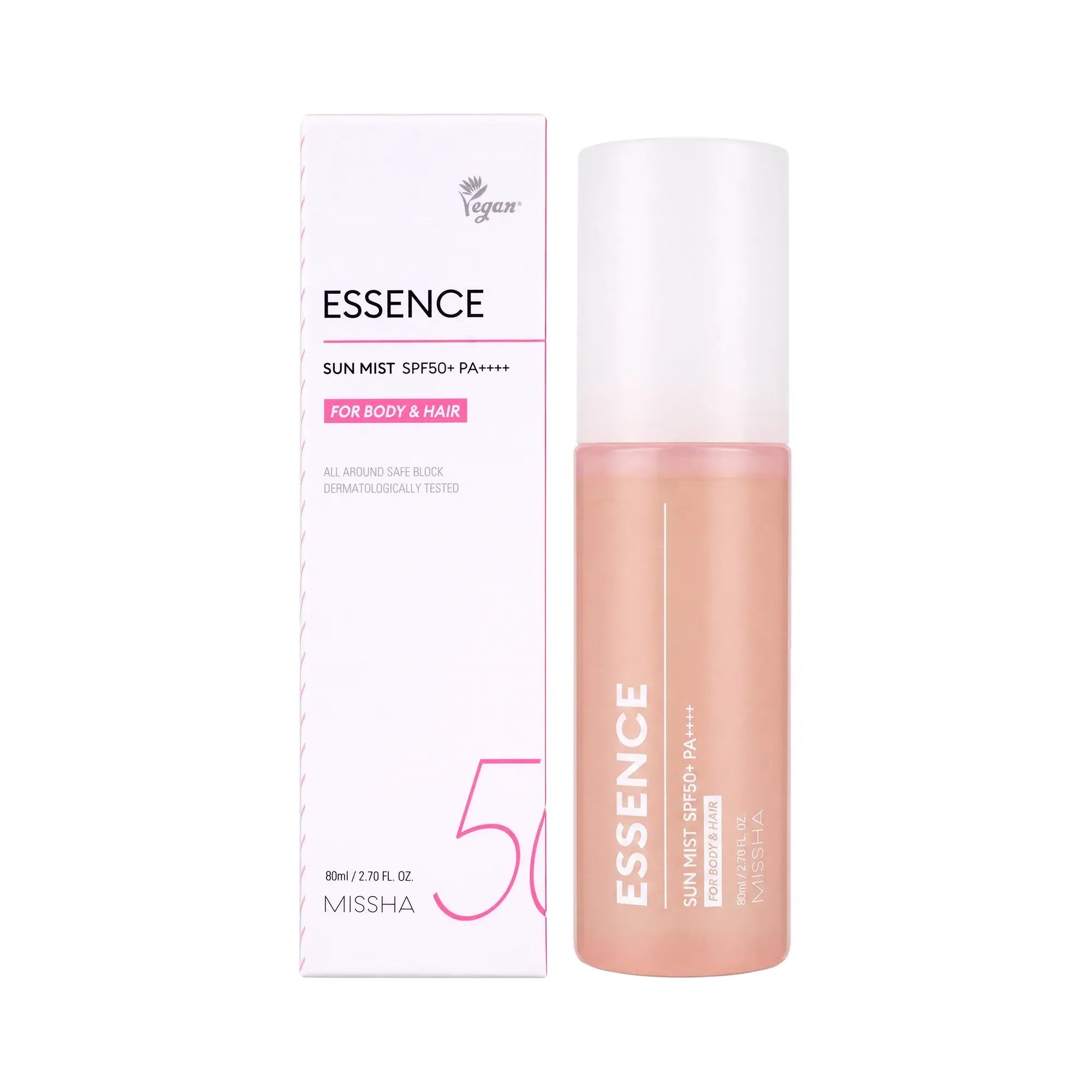Missha Essence Sun Mist For Body & Hair SPf50+ Pa++++ 80ml