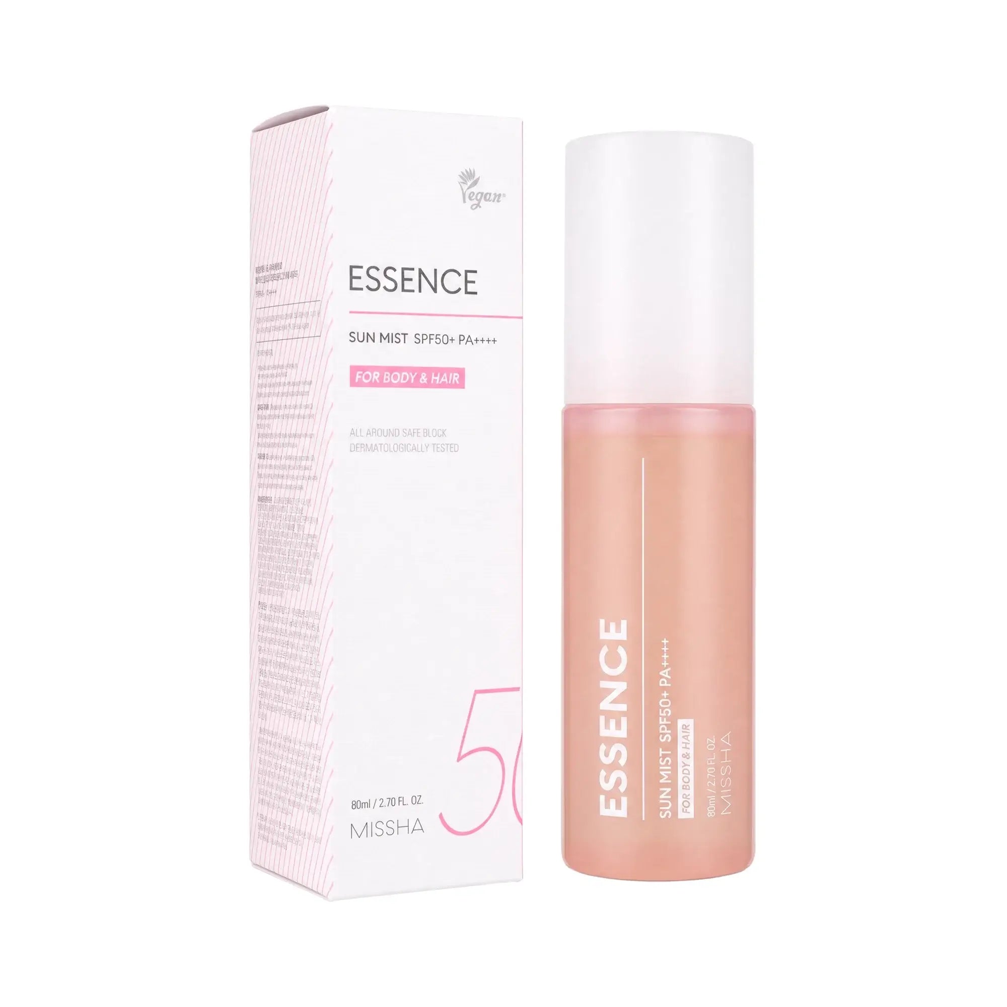 Missha Essence Sun Mist For Body & Hair SPf50+ Pa++++ 80ml