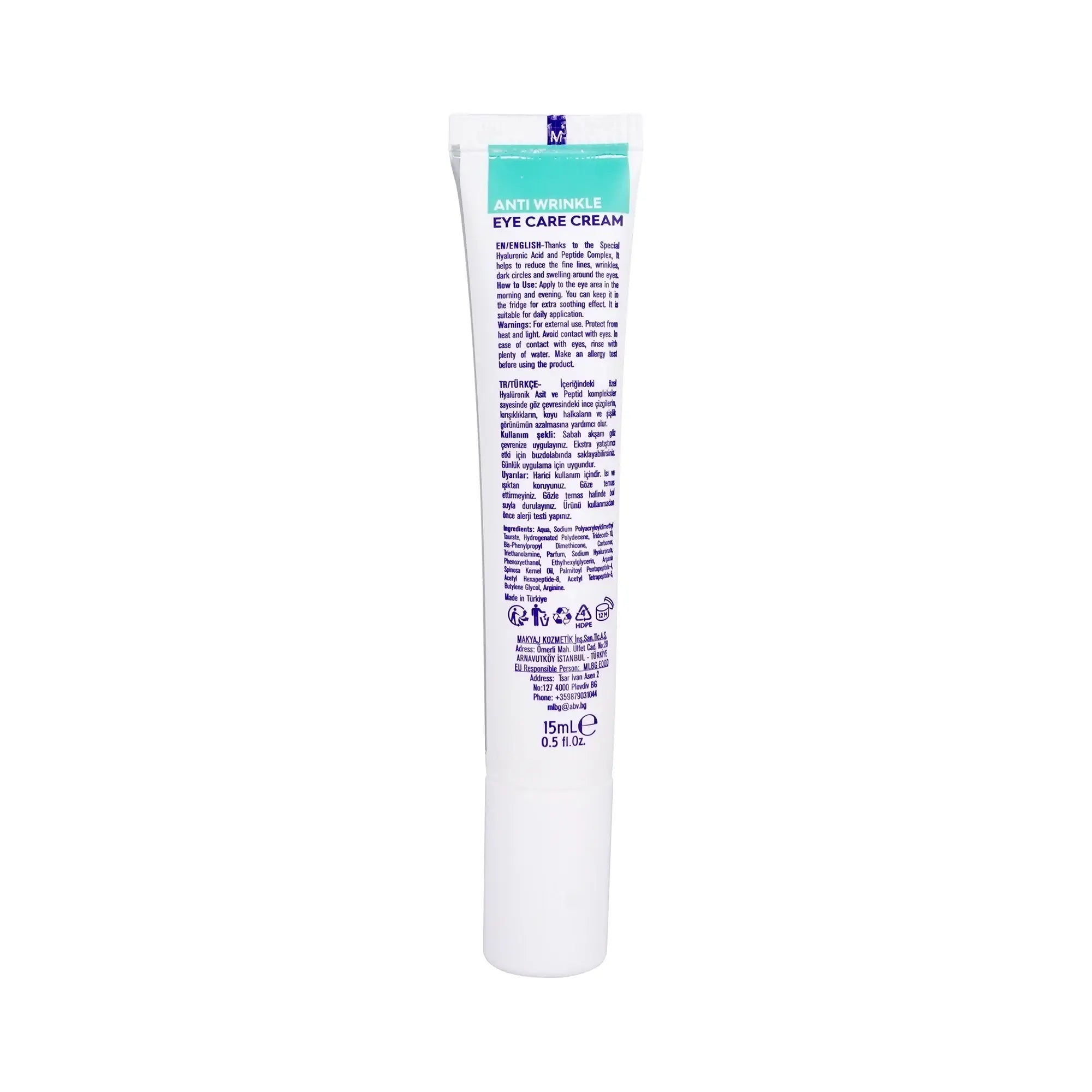 60665-Dr.Clinic Anti Wrinkle Eye Cream 15ml +1