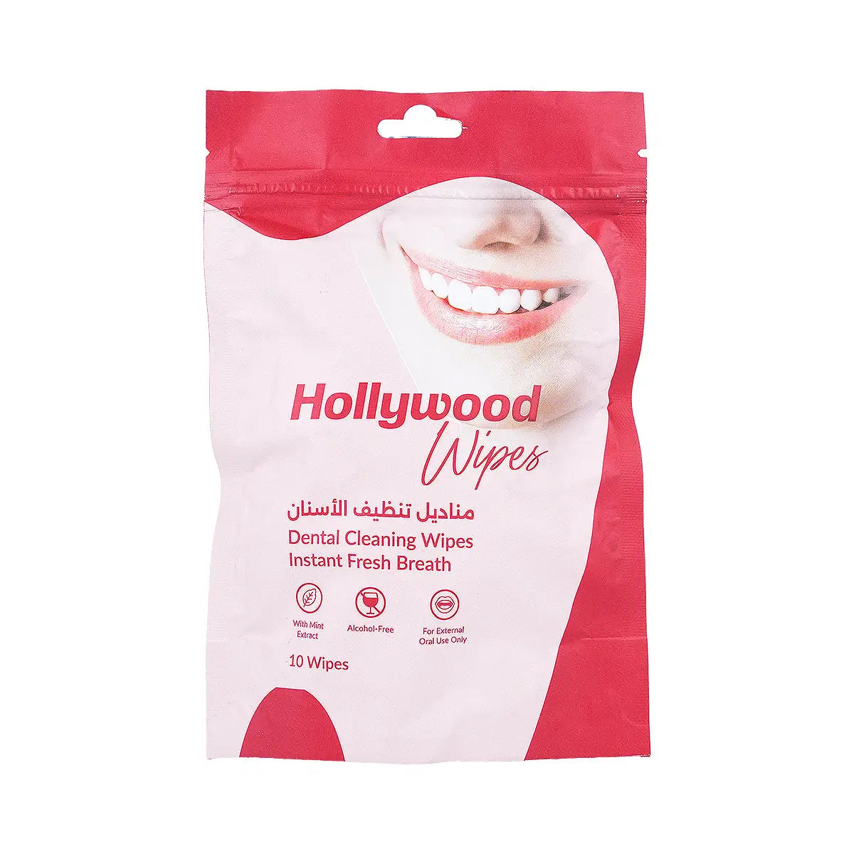 1-Hollywood Dental Cleansing 10 Wipes