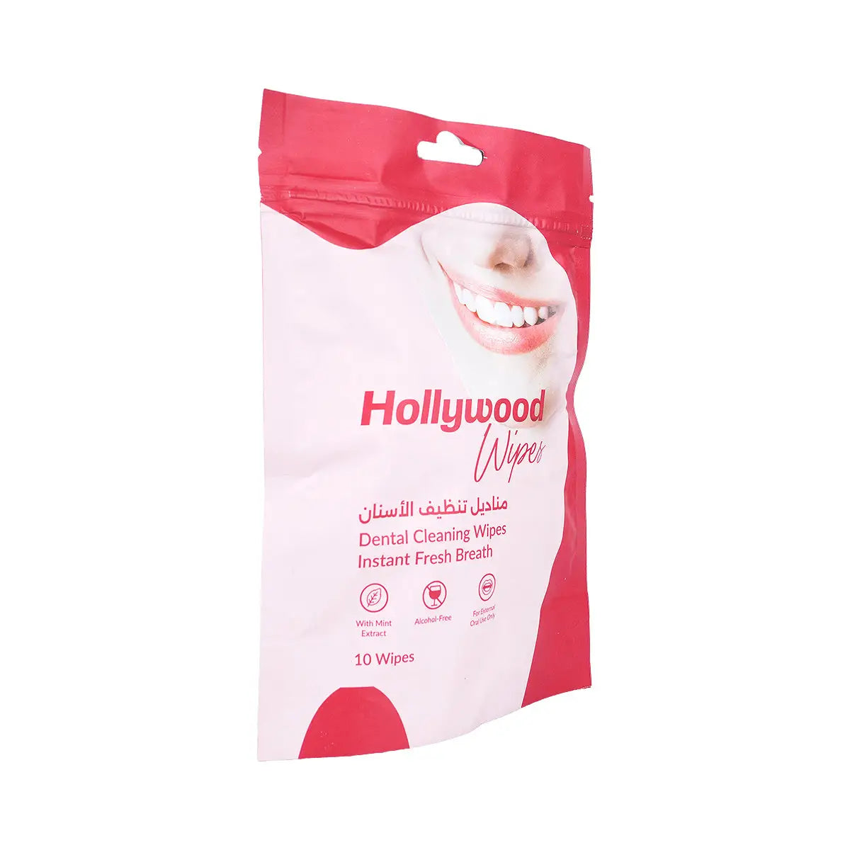 2-Hollywood Dental Cleansing 10 Wipes +1