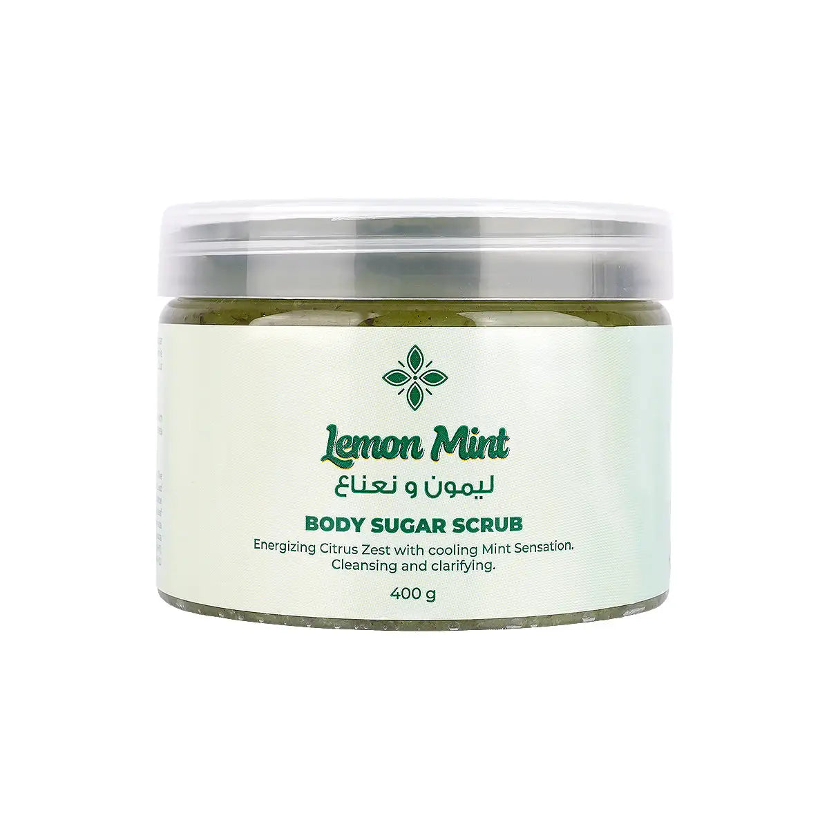1-Azhar Alsaboun Lemon Mint Body Sugar Scrub 400g