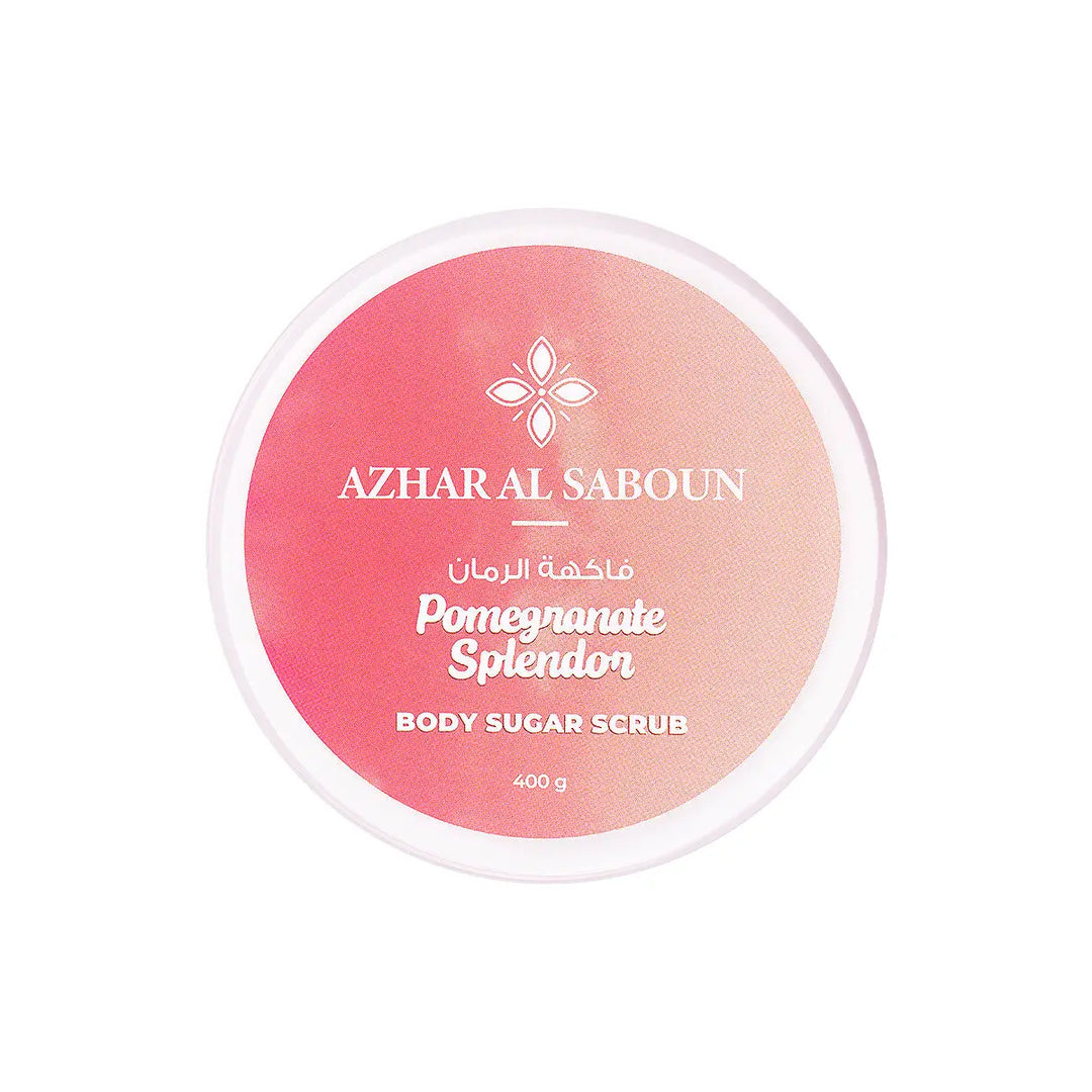 60687-Azhar Alsaboun Pomegranate Splendon Body Sugar Scrub 400g +1
