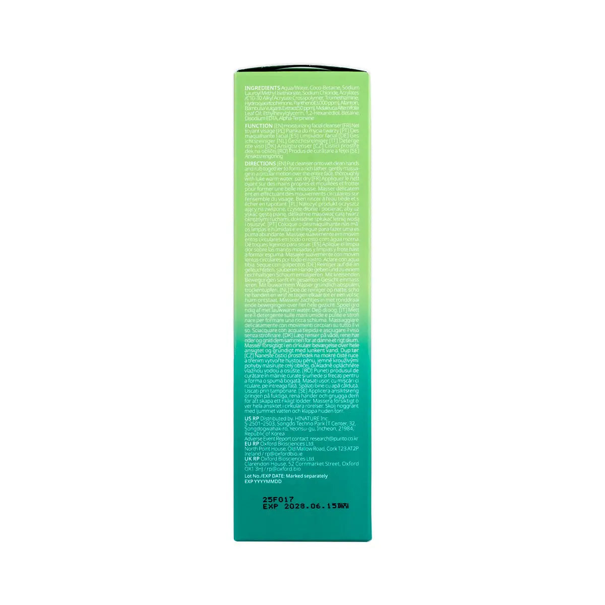 6-Purito Moisturizing Facial Cleanser 150ml +5