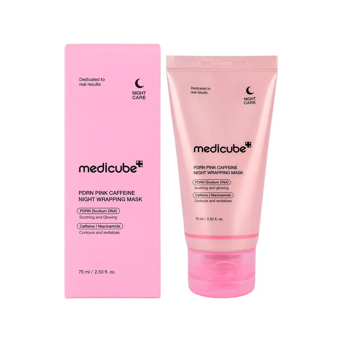 2-Medicube Pink Caffeine Night Wrapping Mask 75mL +1