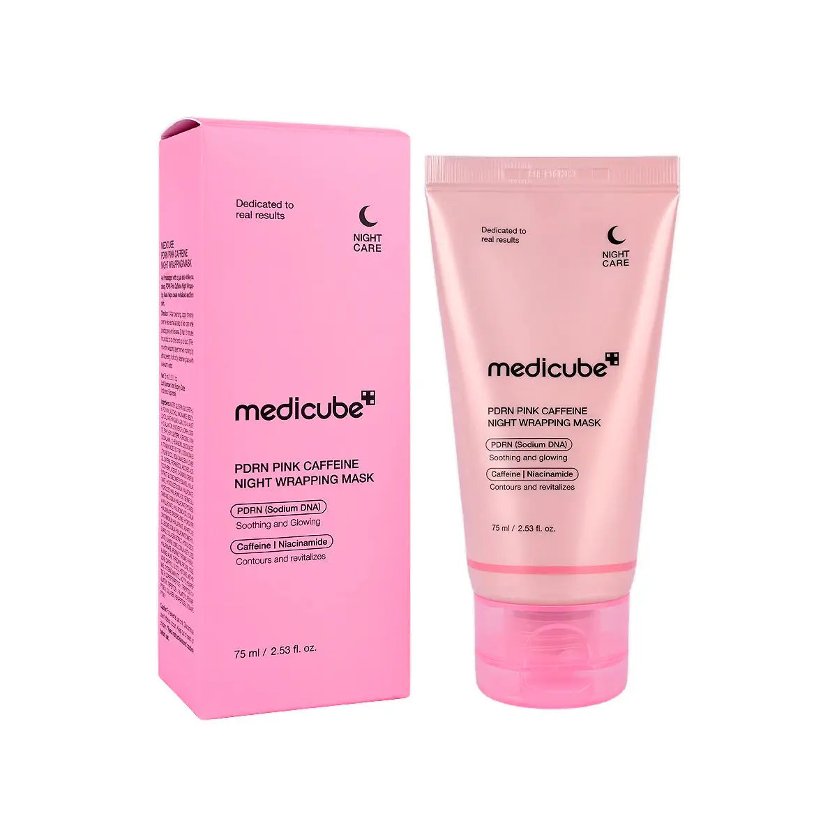 3-Medicube Pink Caffeine Night Wrapping Mask 75mL +2
