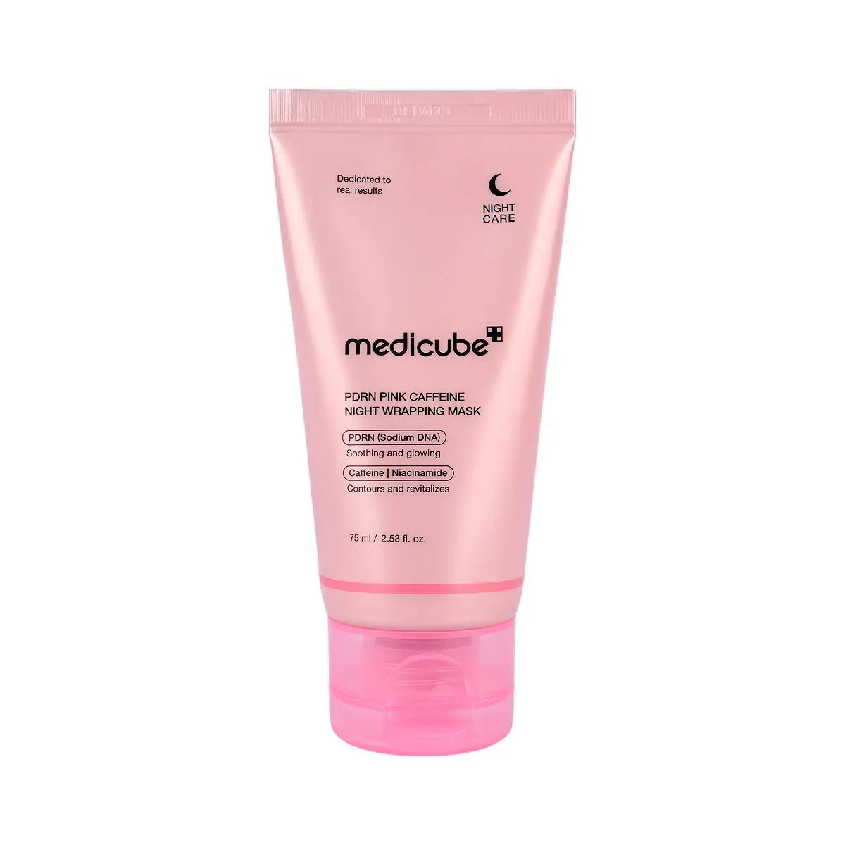 1-Medicube Pink Caffeine Night Wrapping Mask 75mL