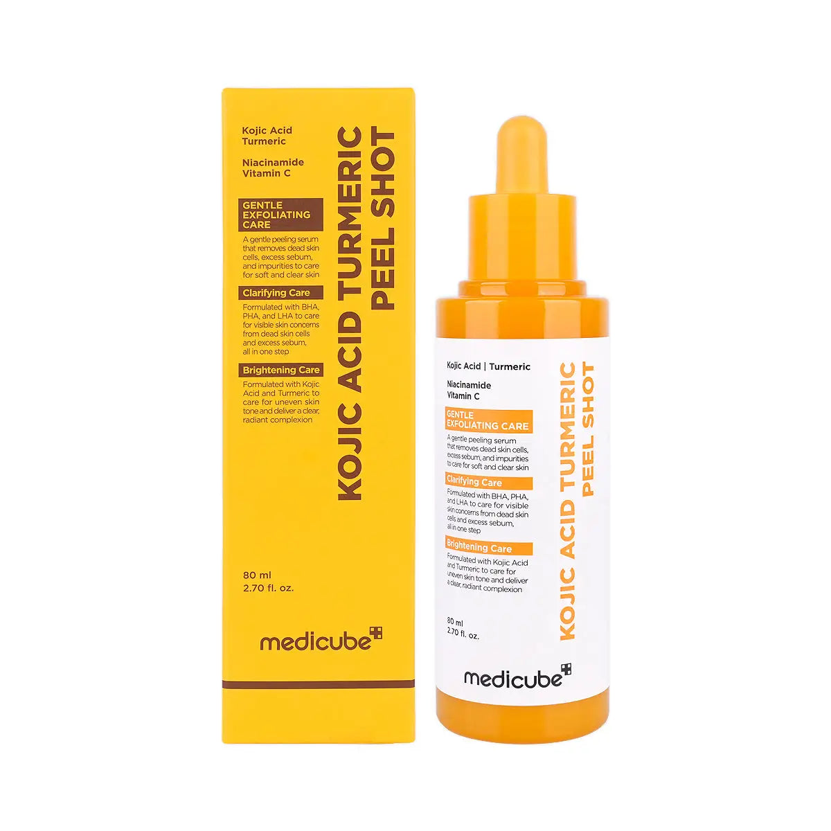 2-Medicube Kojic Acid Turmeric Peel Shot 80mL +1