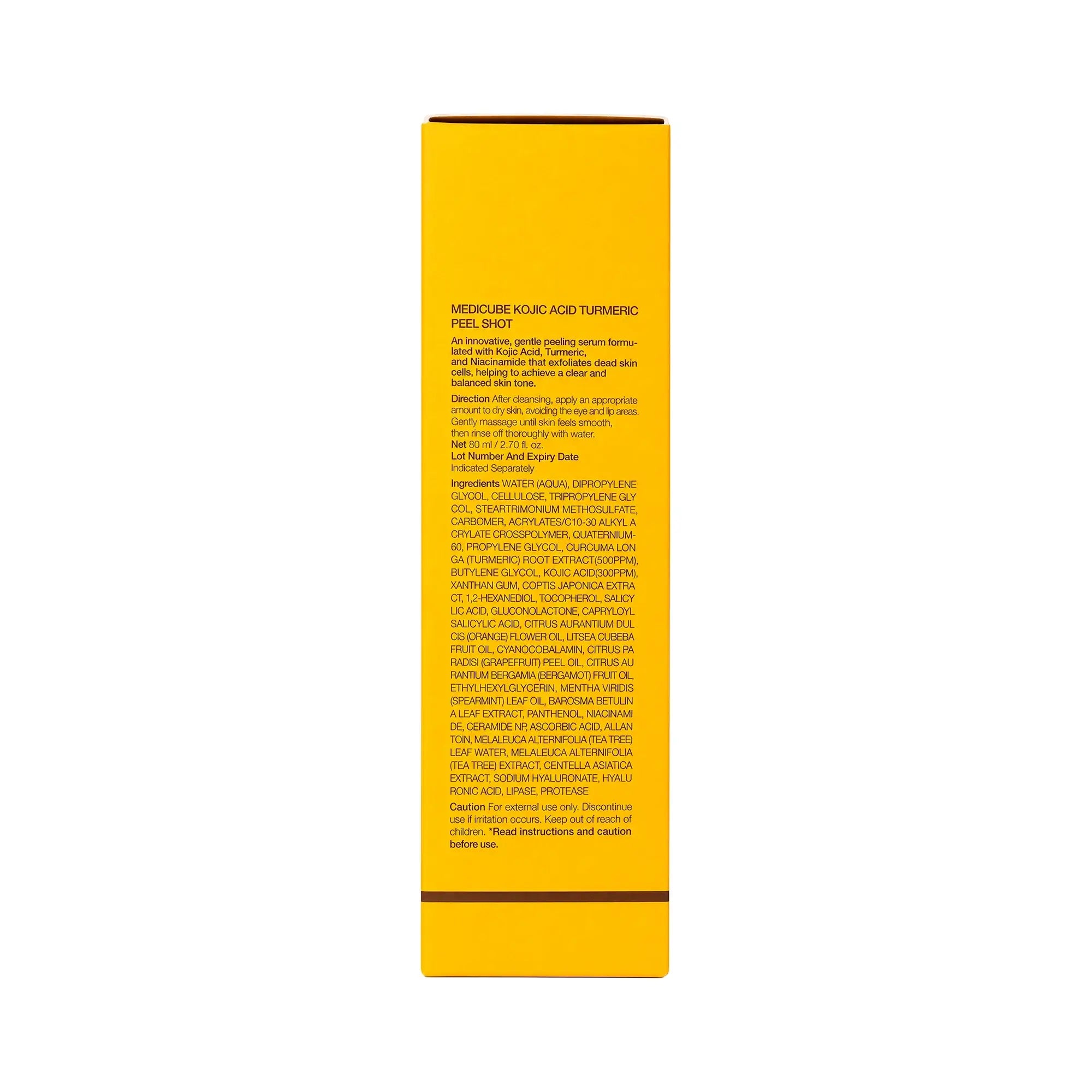 Medicube Kojic Acid Turmeric Peel Shot 80ml