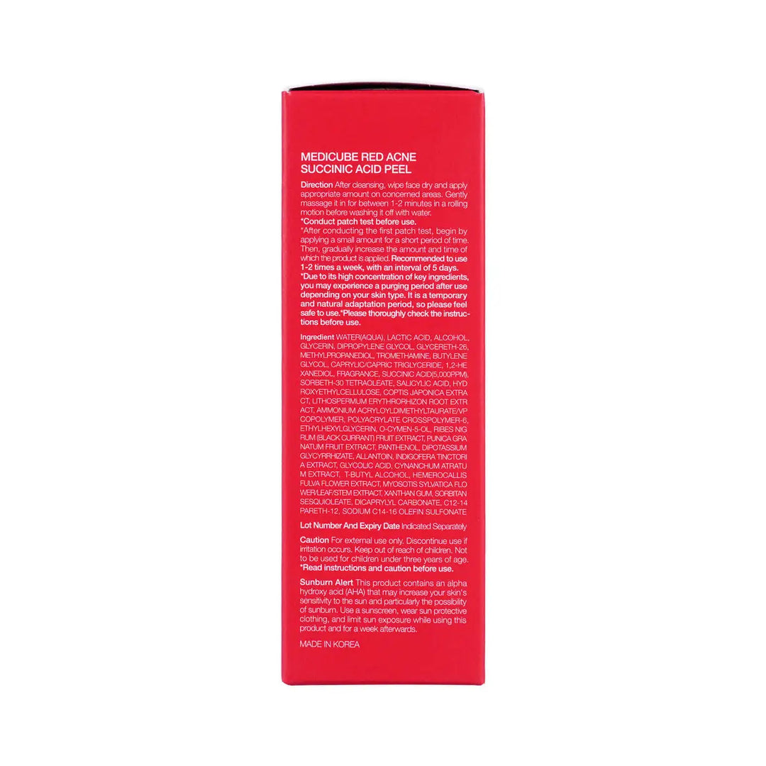 60708-Medicube Red Acne Succinic Acid Peel 40g +6