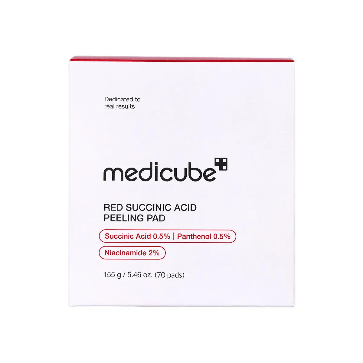 4-Medicube Red Succinic Acid Peeling Pads 70 Pads +3