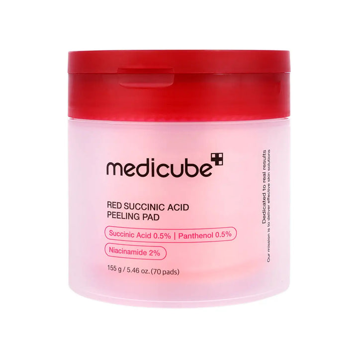 60709-Medicube Red Succinic Acid Peeling Pads 70 Pads
