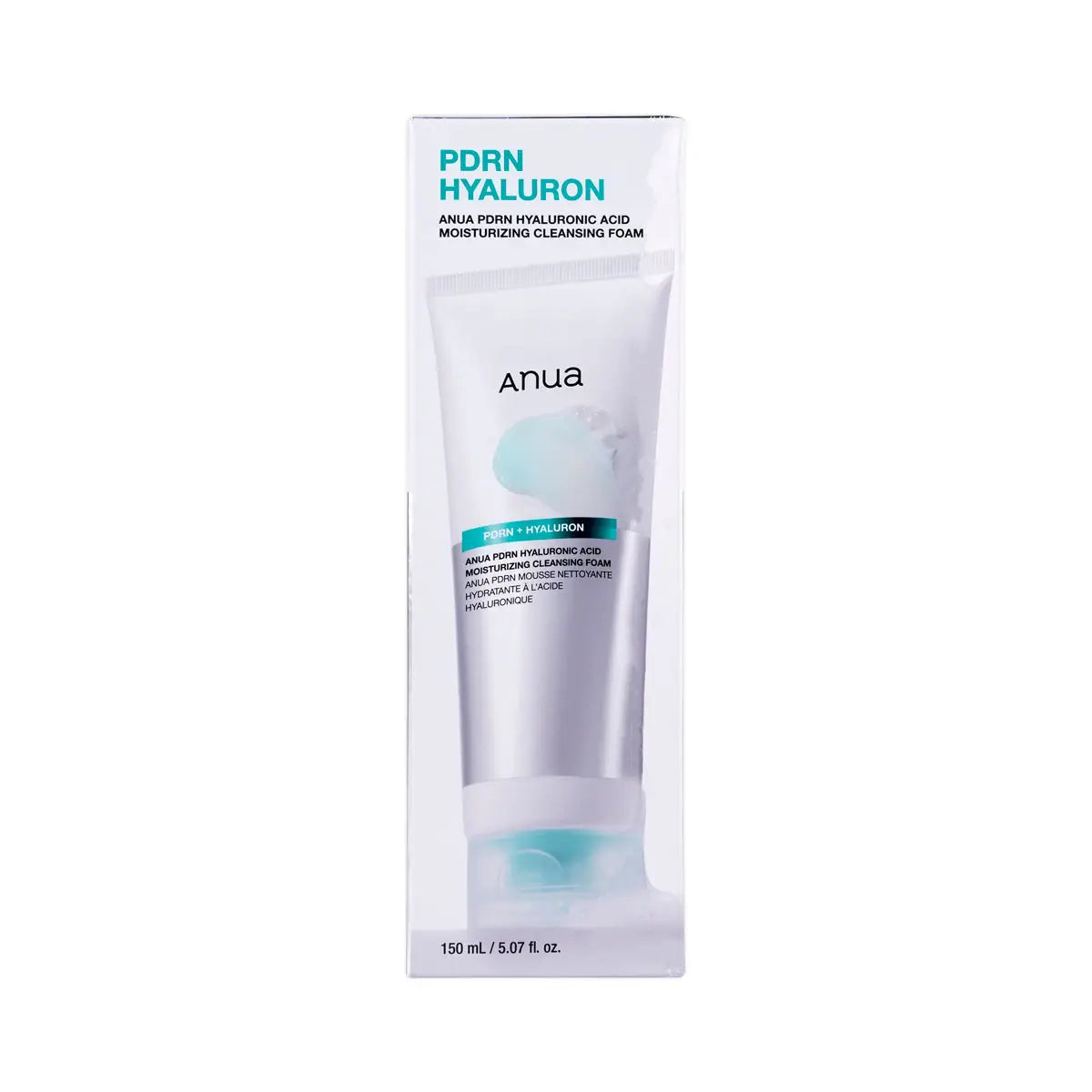 4-Anua PDRN Hyaluronic Acid Moisturizing Cleansing Foam 150ml +3