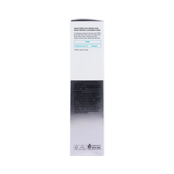 60710-Anua PDRN Hyaluronic Acid Moisturizing Cleansing Foam 150mL +5