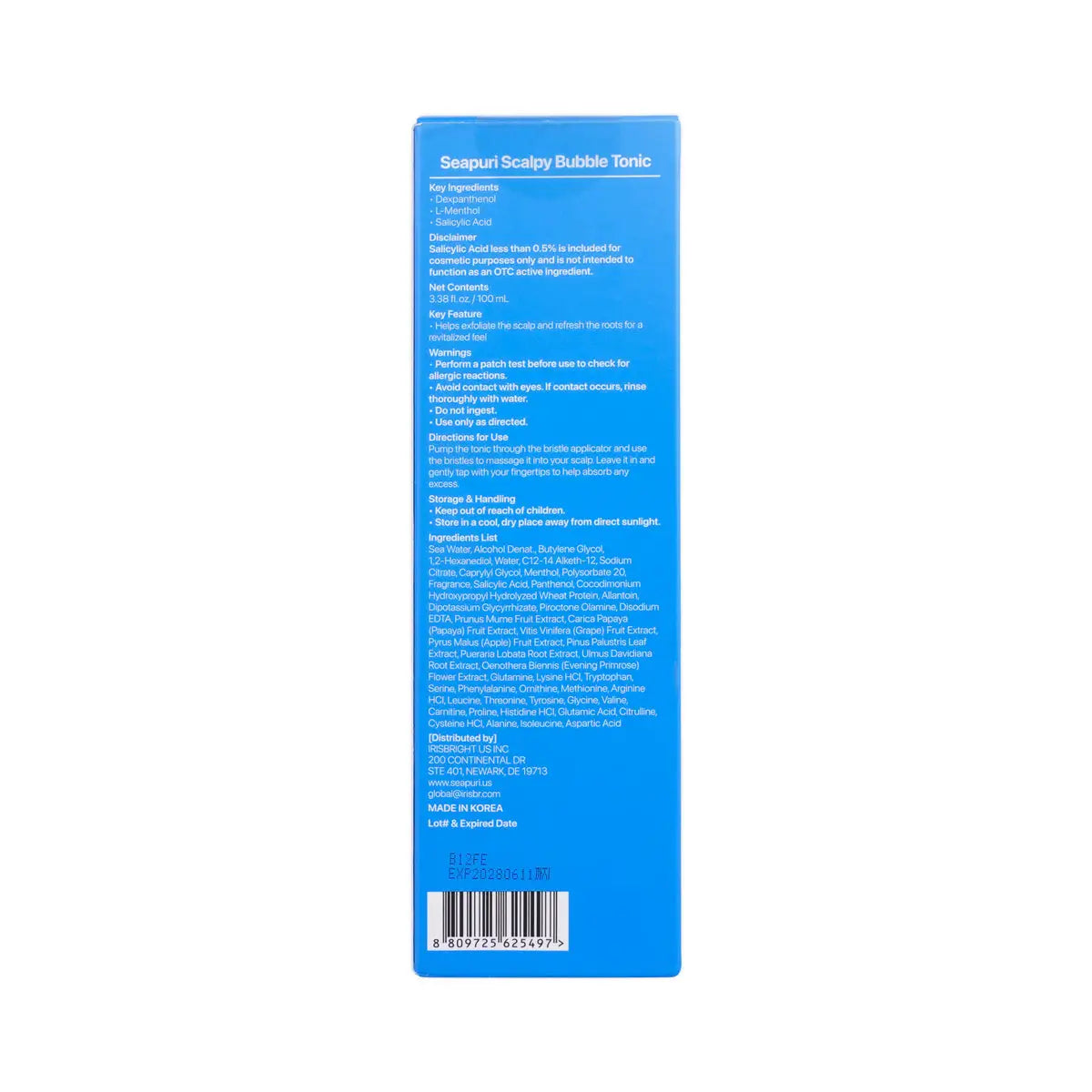 6-Seapuri Scalpy Bubble Tonic 100ml +5