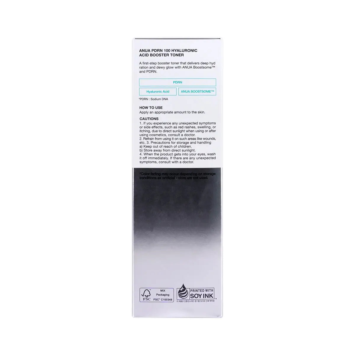 6-Anua PDRN 100 Hyaluronic Acid Booster Toner 250mL +5