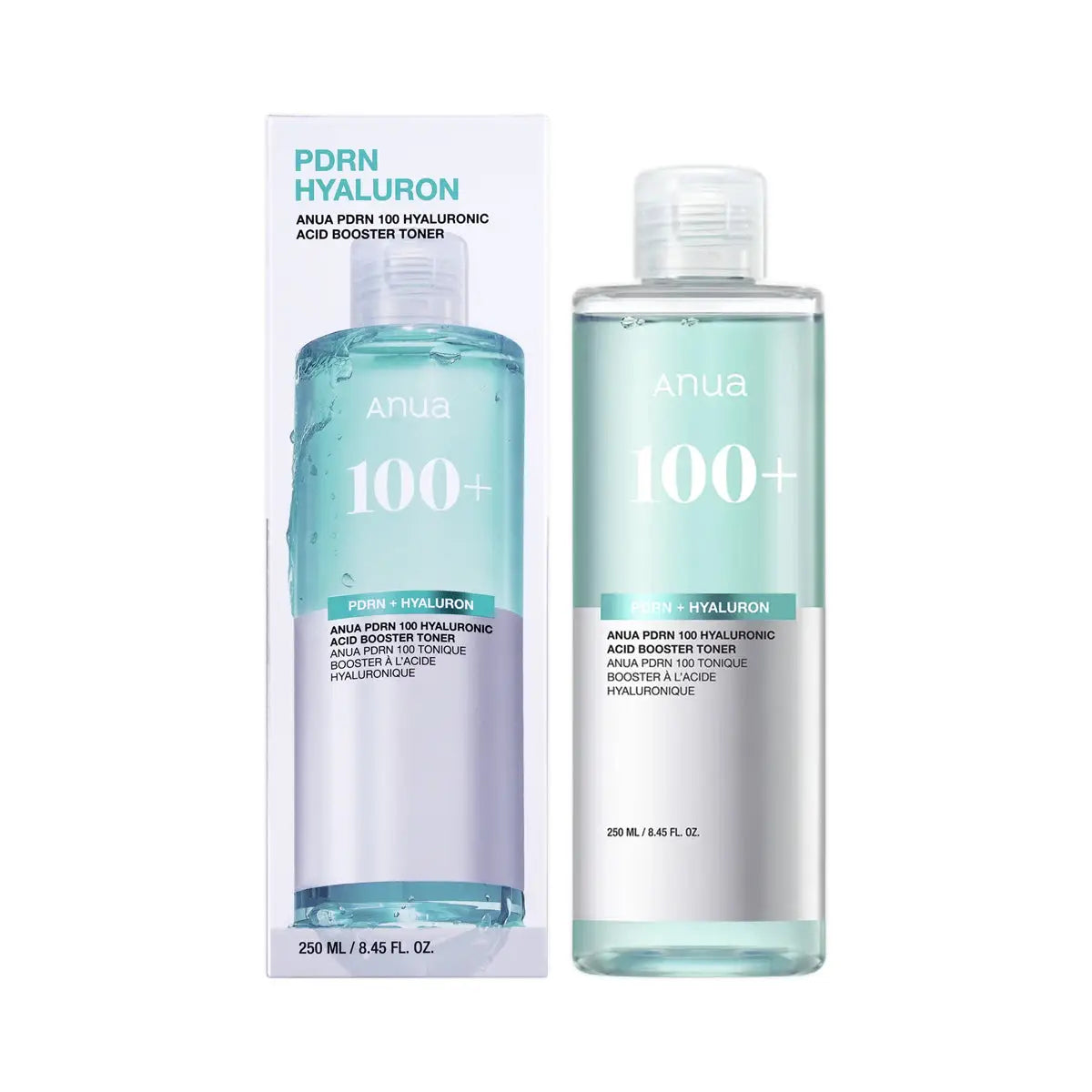 2-Anua PDRN 100 Hyaluronic Acid Booster Toner 250mL +1