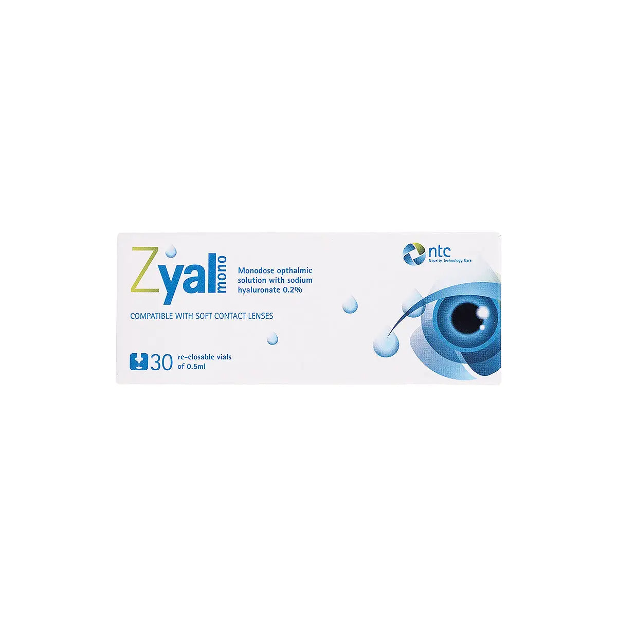2-Zyal monodose Ophthalmic Solution 30x0.5mL vials +1