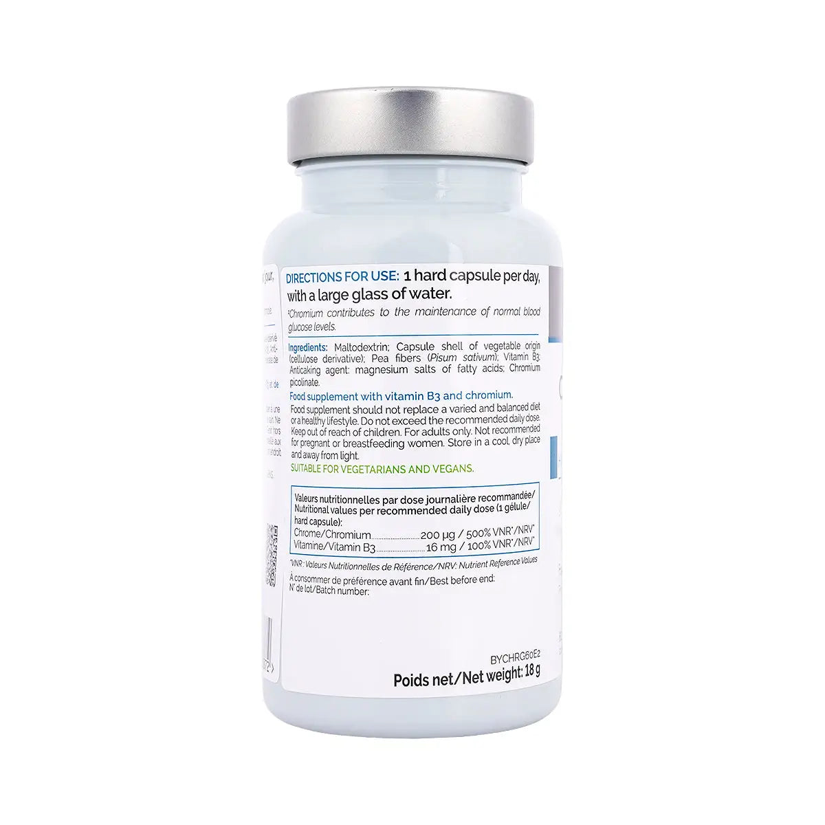 2-Biocyte Chrome 200mcg 60 Capsules +1