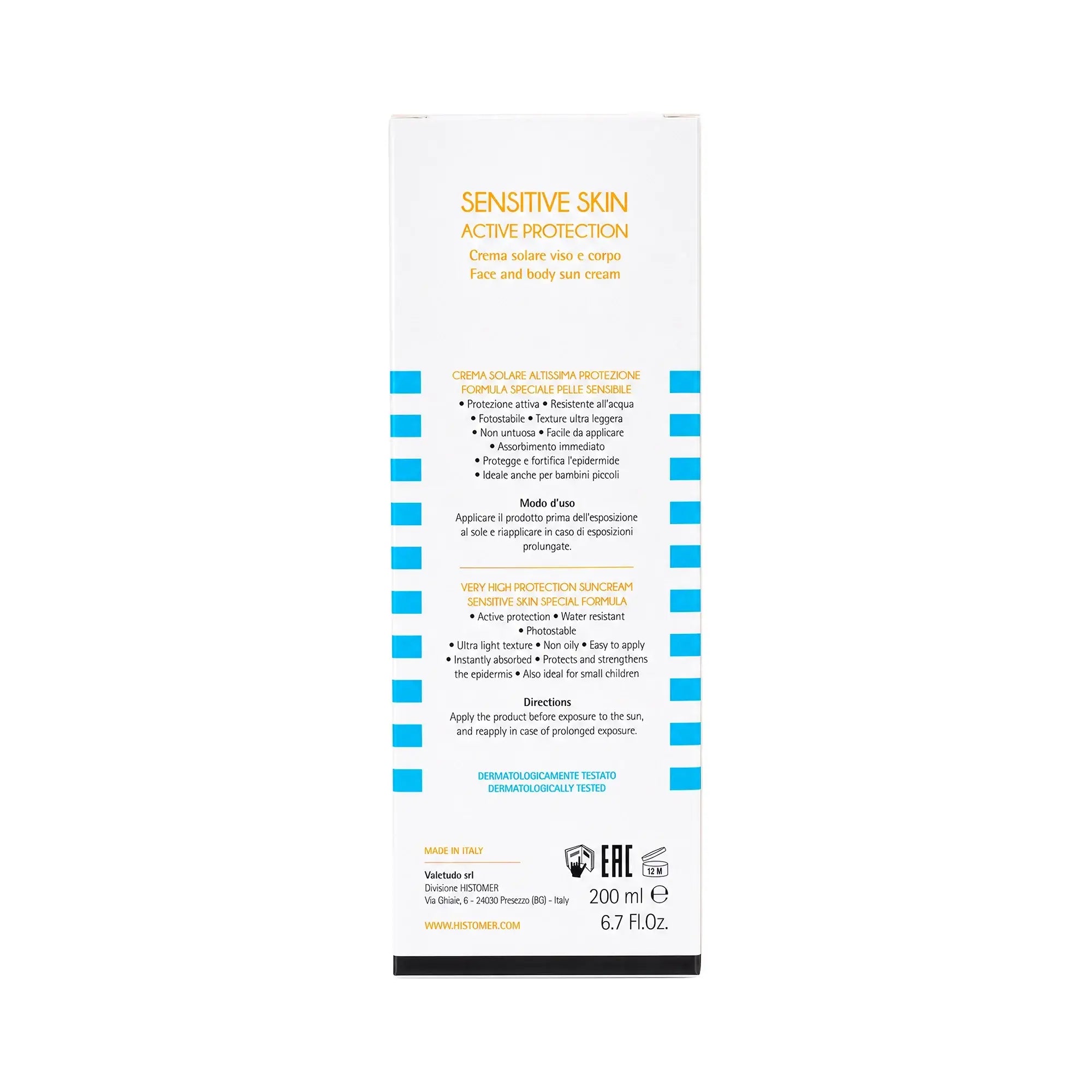 Histomer Sensitive Skin Activ Protection SPF50+ 200ml