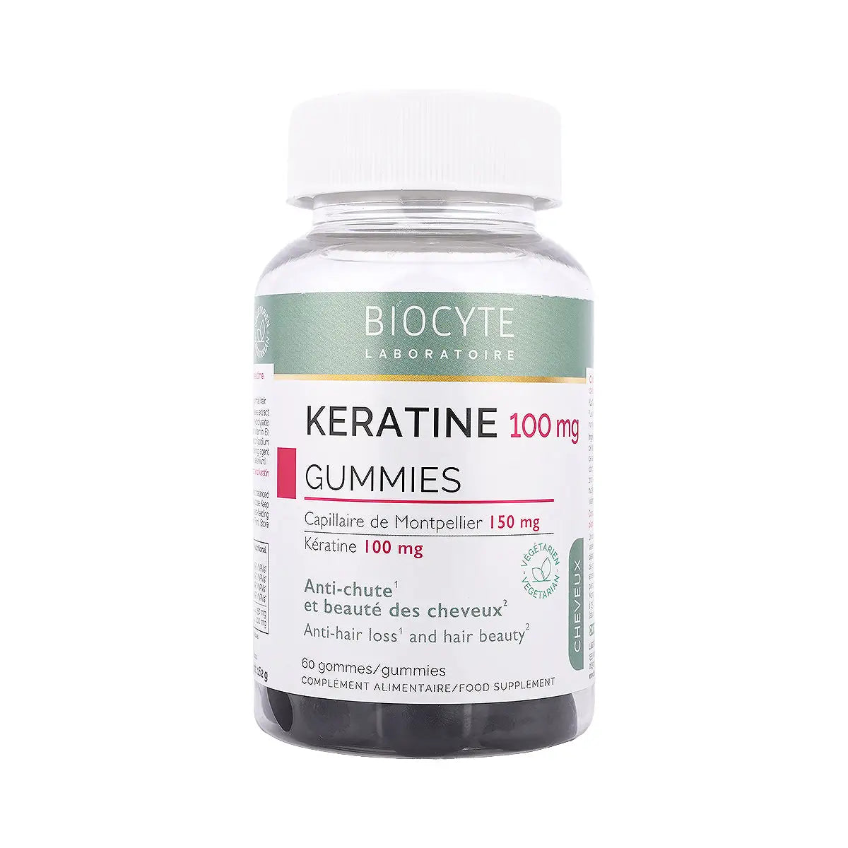 1-Biocyte Keratine 100mg 60 Gummies