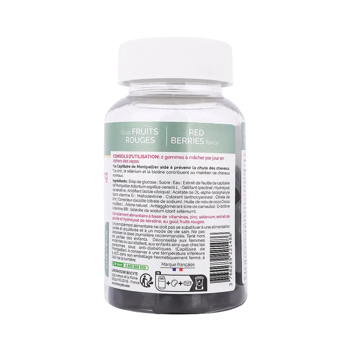 3-Biocyte Keratine 100mg 60 Gummies +2