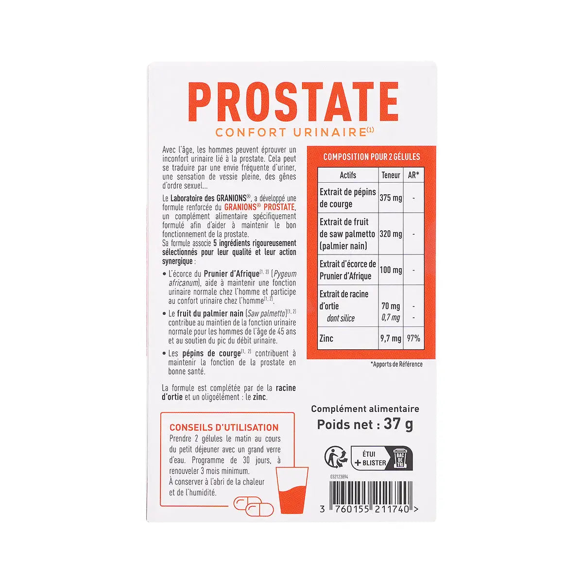 Granions Prostate 60 Tablets