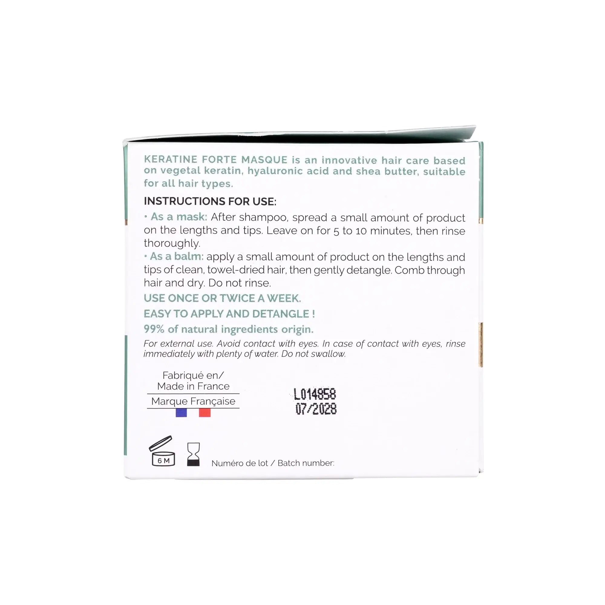 60733-Biocyte Keratine Mask 200ml +6