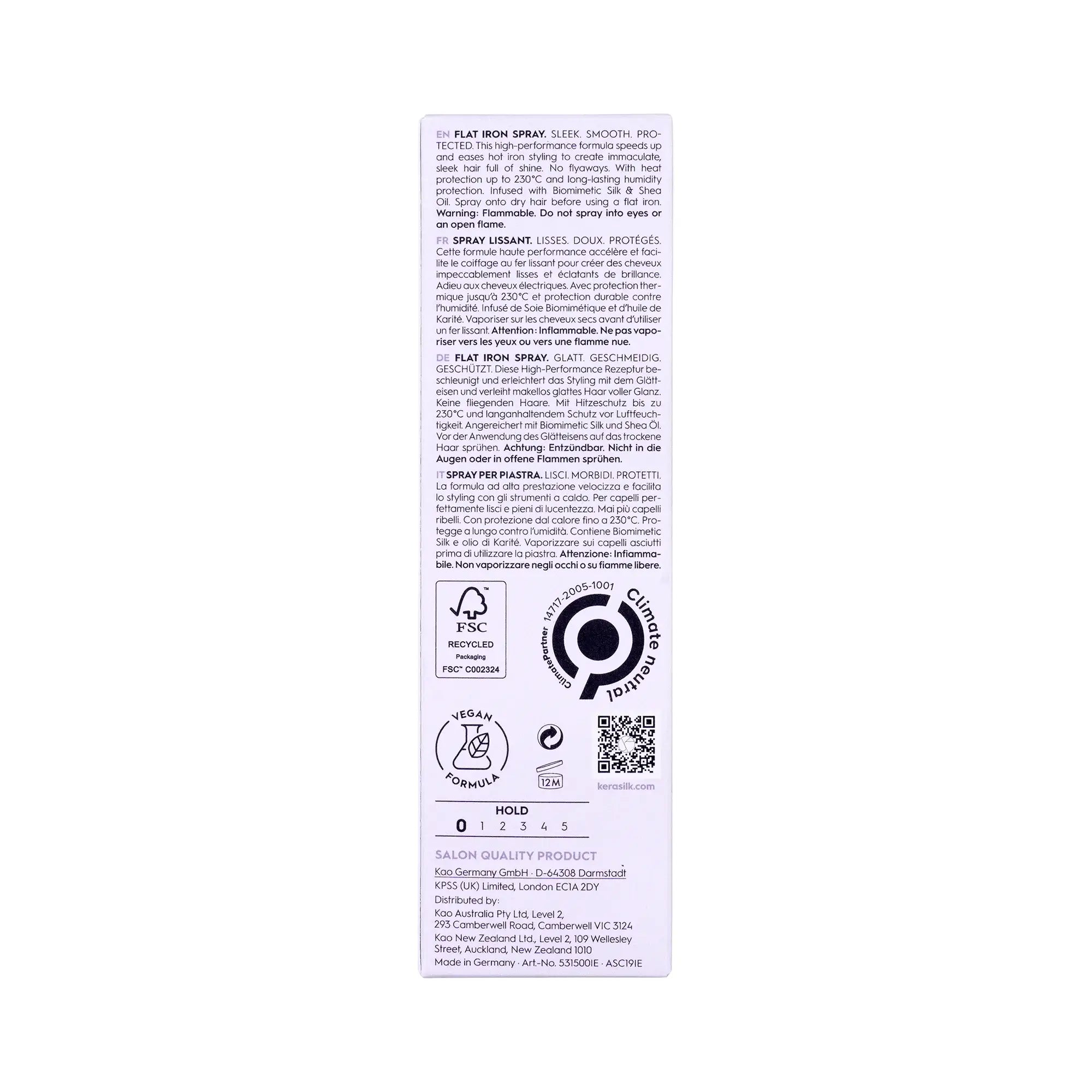 60735-Kerasilk Styling Flat Iron Spray 75ml +8