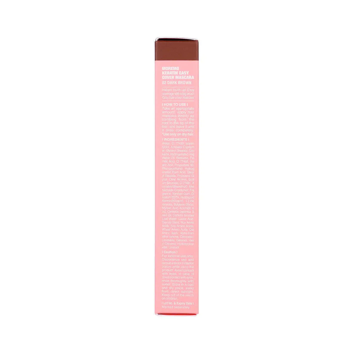 4-Moremo Keratin Easy Cover Mascara 12g 02 - Dark Brown +3