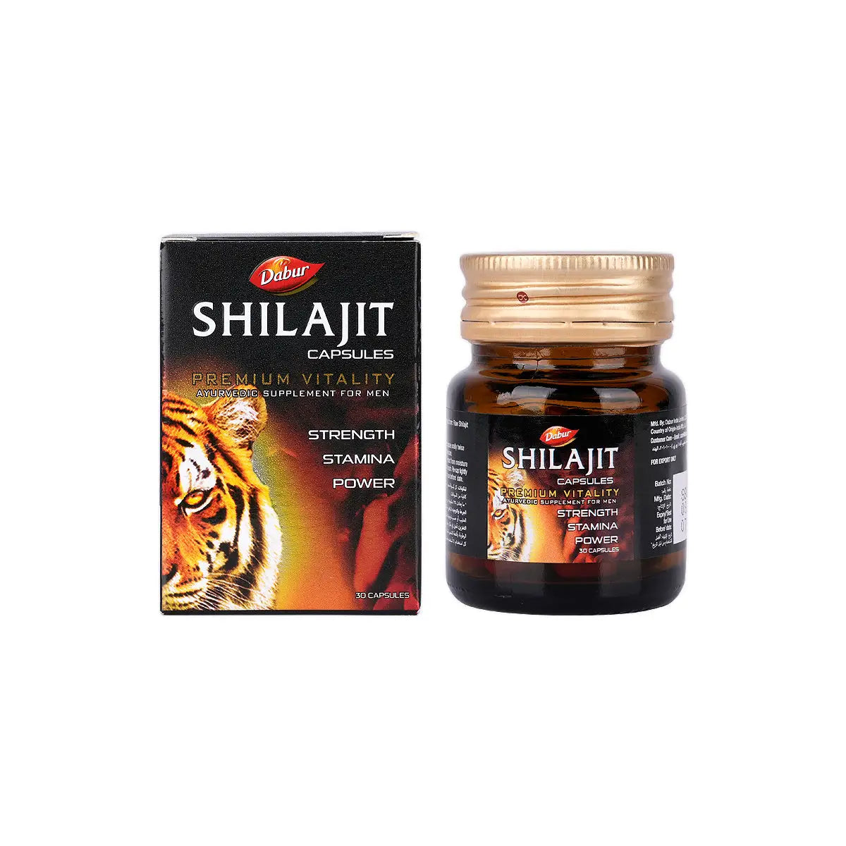 Dabur Shilajit Premium Vitality 30 Capsules