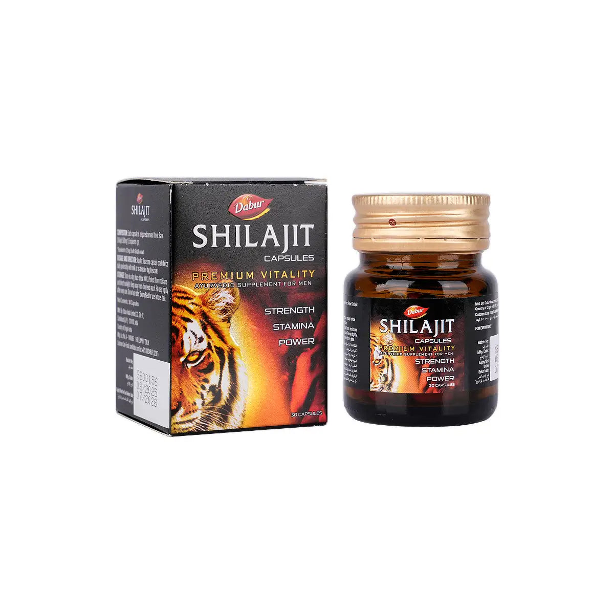 Dabur Shilajit Premium Vitality 30 Capsules