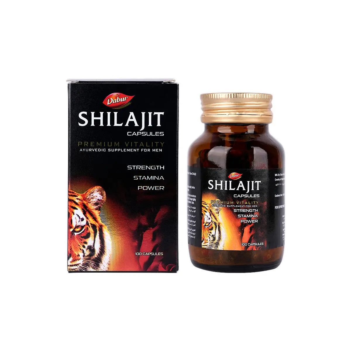 Dabur Shilajit Premium Vitality 100 Capsules