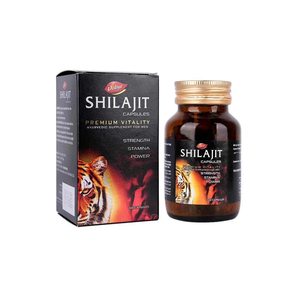 Dabur Shilajit Premium Vitality 100 Capsules