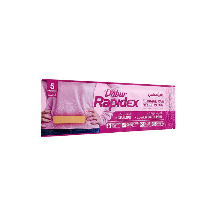 60743-Dabur Rapidex Feminine Pain Relief Patch 5Pcs +2
