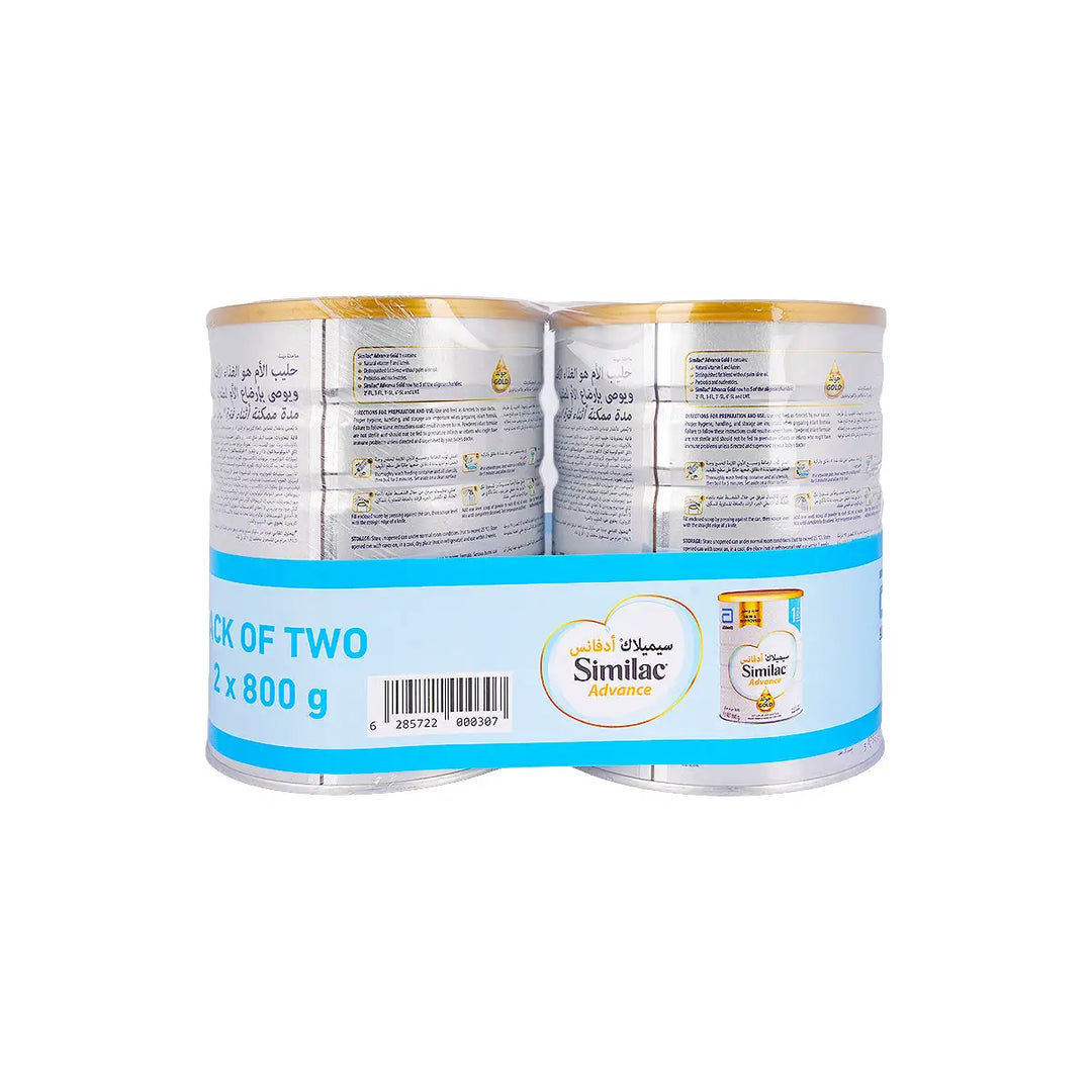 60746-Similac Gold No.1 Twin pack of 2x800g +1