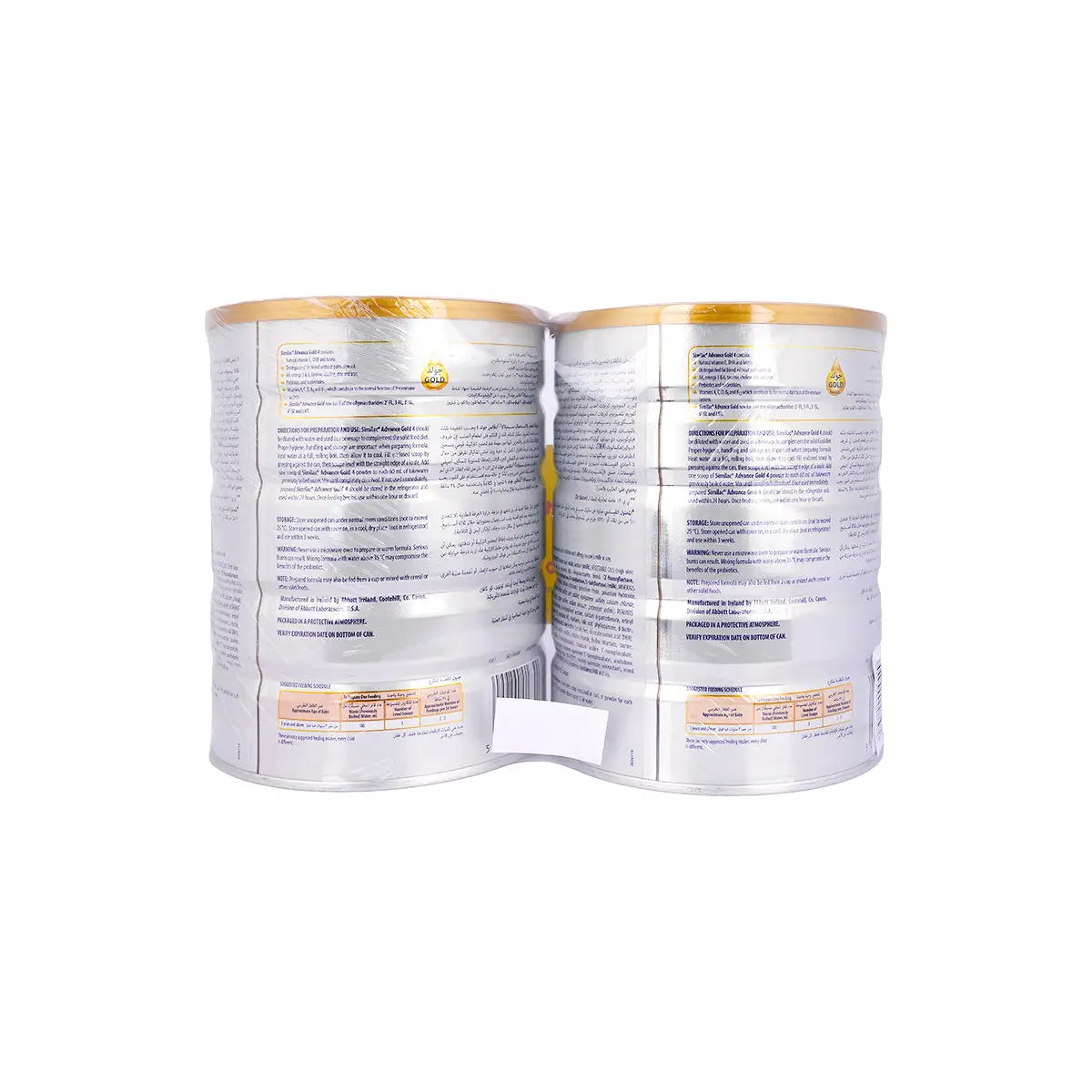 2-Similac Gold No.4 2x900g +1
