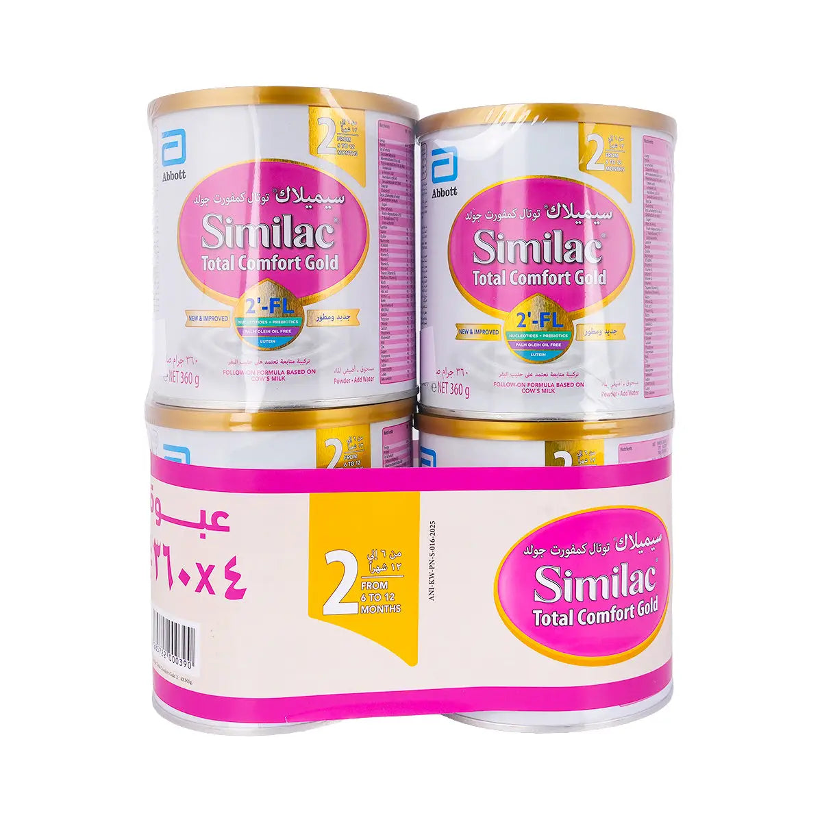 Similac Total Comfort No.2 Family Pack 4x360g