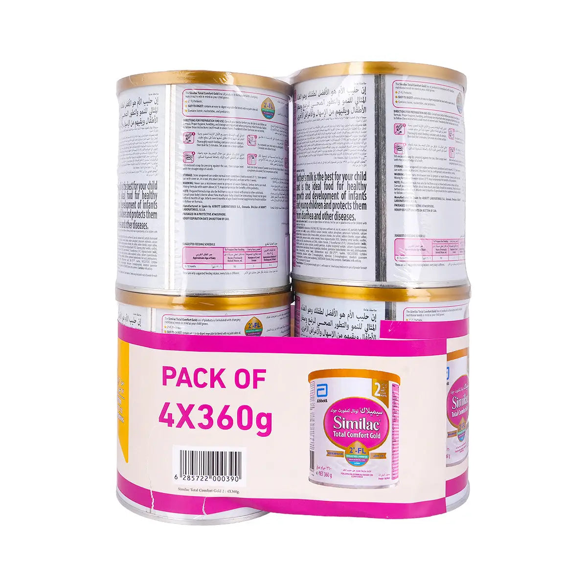 Similac Total Comfort No.2 Family Pack 4x360g