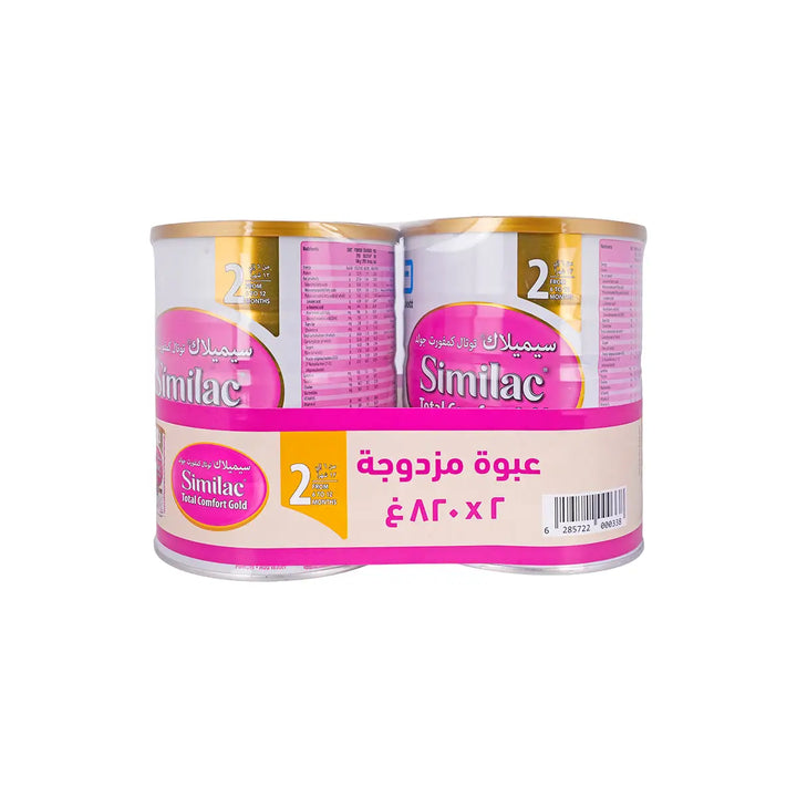 60757-Similac Total Comfort No.2 Twin pack of 2x820g +1