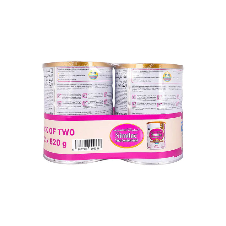 60757-Similac Total Comfort No.2 Twin pack of 2x820g +2