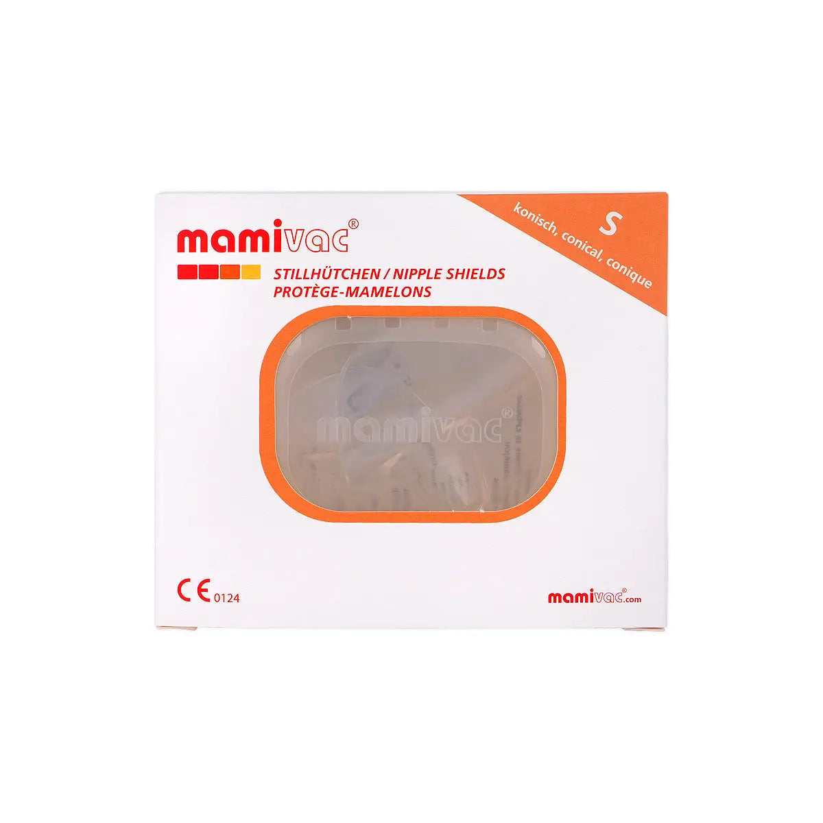 mamivac Nipple Shields Conical 18mm - S (Box/2pcs)